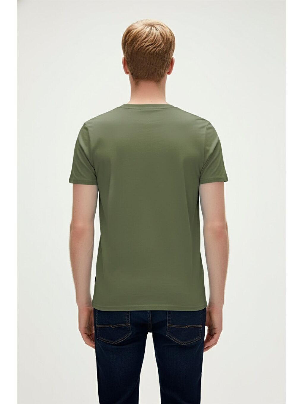 Caretta Pulse Soluk Yeşil Erkek Baskılı Tişört-2