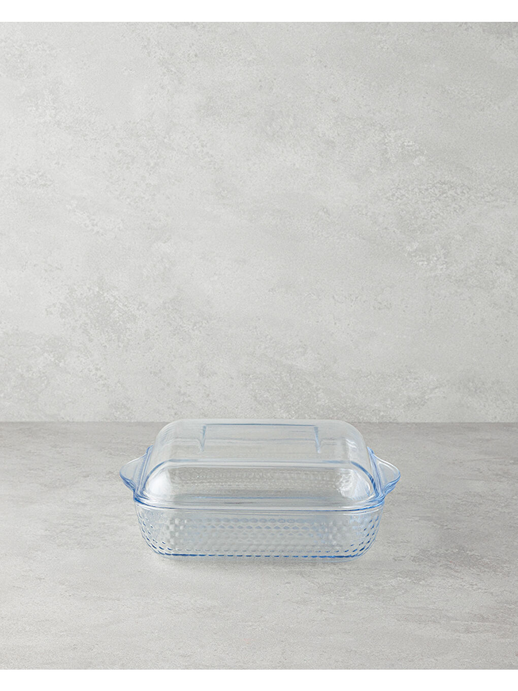 English Home Renksiz Bake&Serve Cam Kapaklı Kare Fırın Kabı 24x21,5 cm Şeffaf