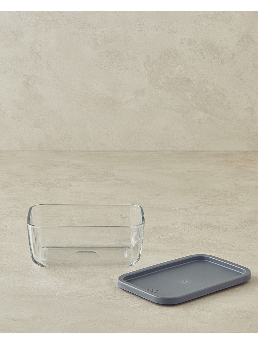 Fresh Safe Cam Saklama Kabı 1170 ml Gri-1