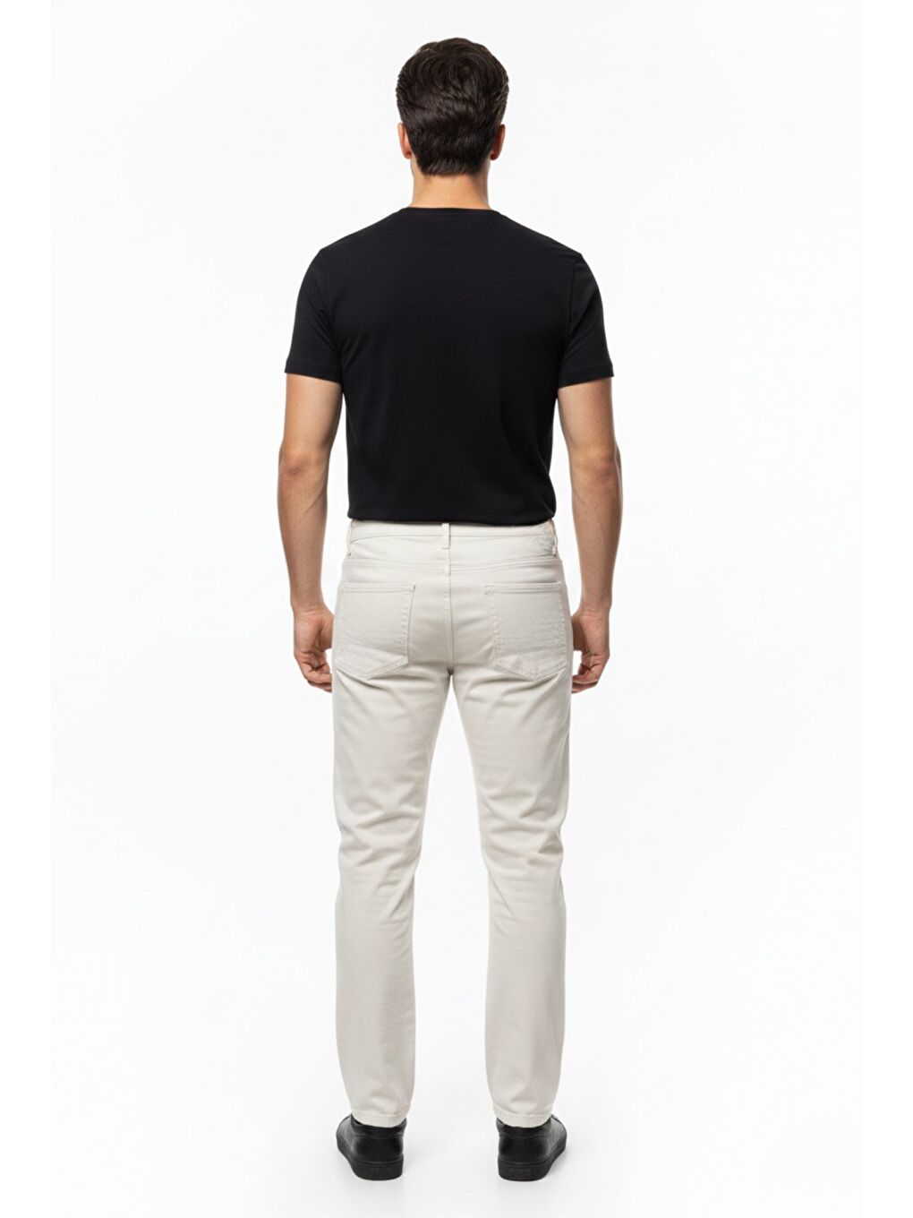 Bej Erkek Klasik Taş Rengi Günlük Pantolon-3