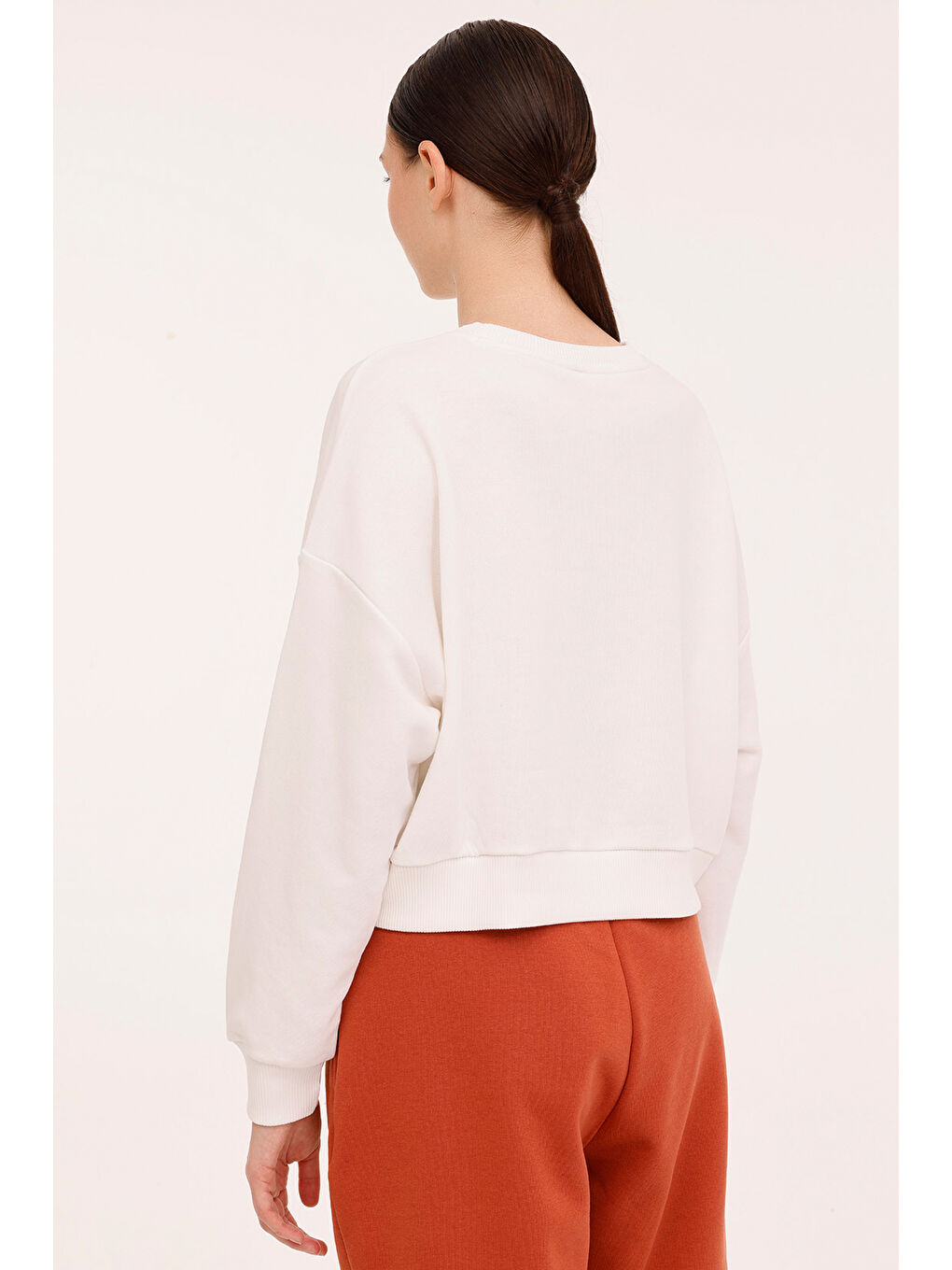 Bej WL MARLEY 16BT133 4PR Ekru Kadın Sweatshirt-1