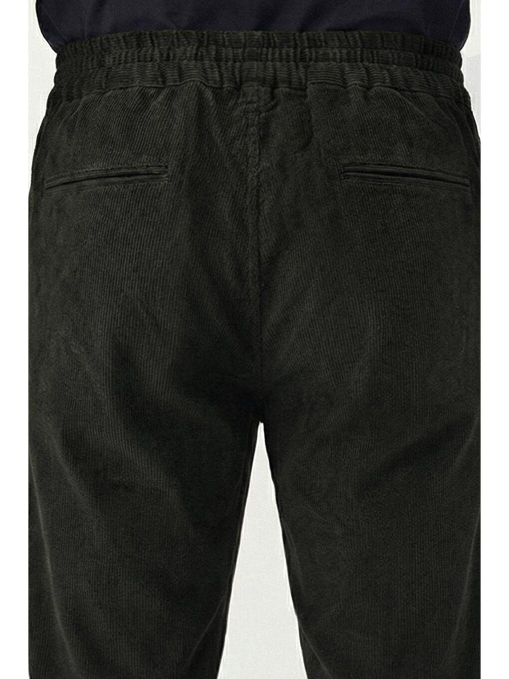 Giotelli Yeşil Dokuma Kumaş Normal Bel Standart Boy Erkek Pantolon-3