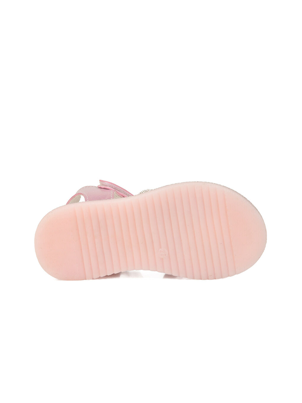 Pembe Cırtlı Hafif Yumuşak Taban Kız Çocuk Sandalet Maya P-4
