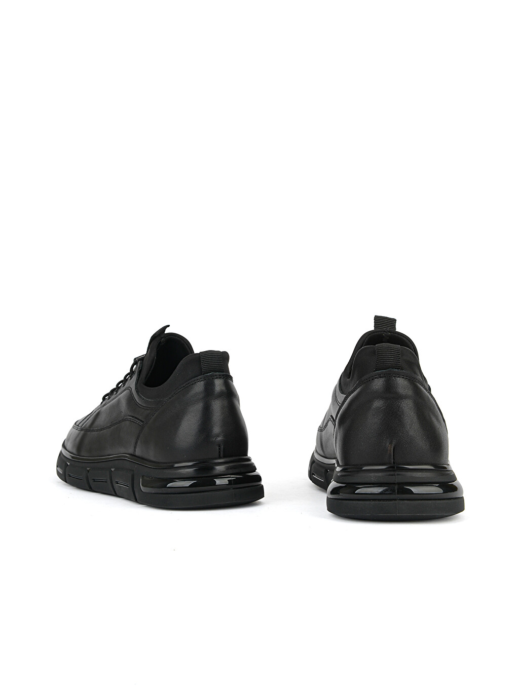 Erkek Hakiki Deri Sneaker 1631053z1822 Siyah-3