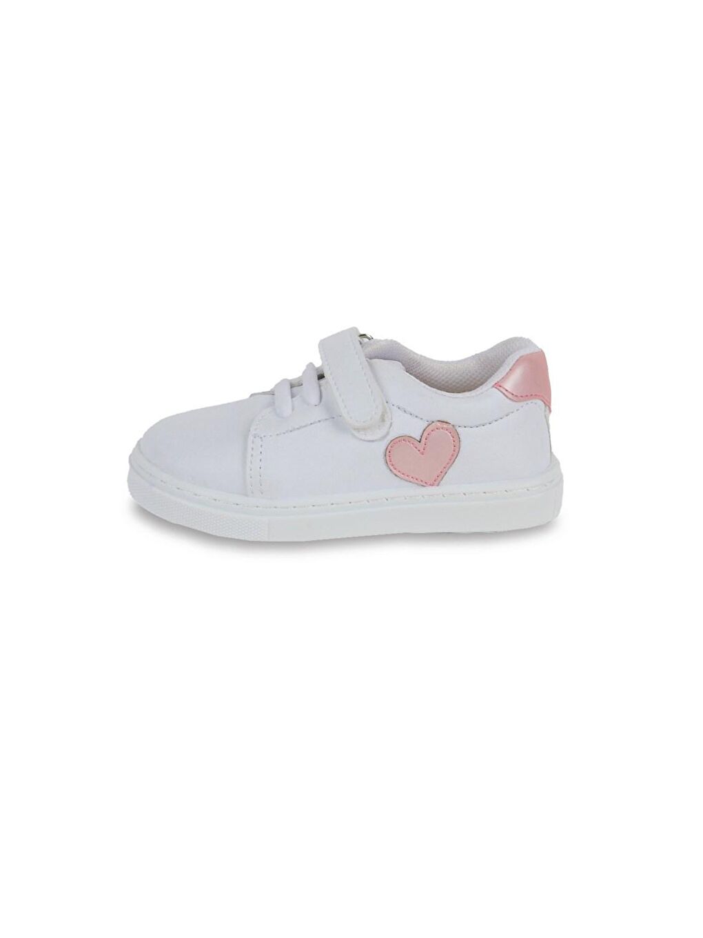 First Step Pembe Kalpli Cırt Cırtlı Kız Çocuk Günlük Sneaker Spor Ayakkabı-S-1001 - 3