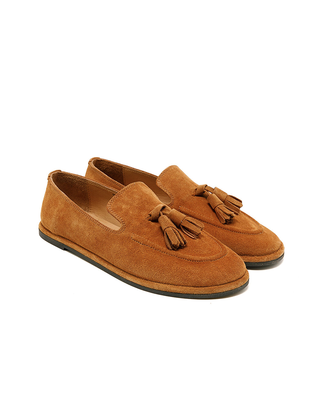 Kahverengi Kadın Oxford ( Klasik) RC-25Y-093-R1316 Taba Süet-2