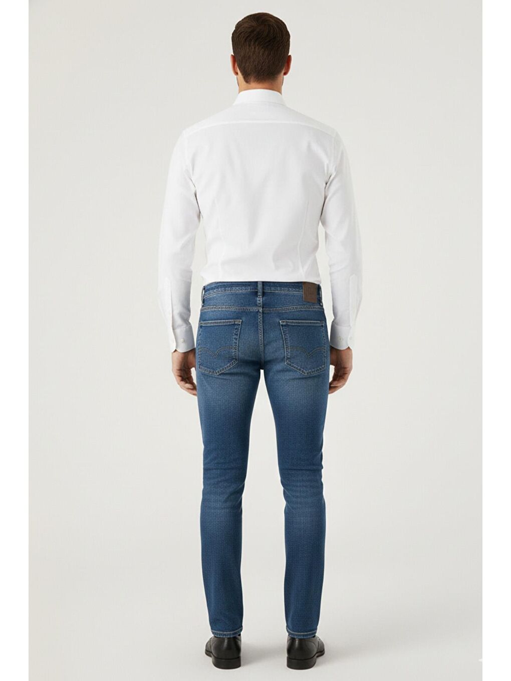 Mavi Giotelli Erkek Açık Lacivert Jean 1196 Dokuma Kumaş Normal Bel Standart Boy Pantolon-1