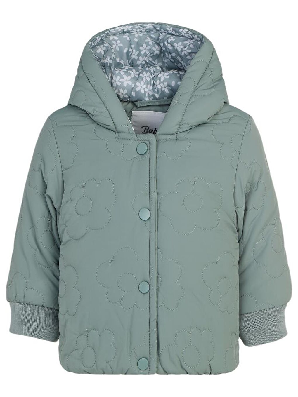 Baby Çiçek Kapitone 6-18 Ay Mont - Yeşil 18-24 Ay