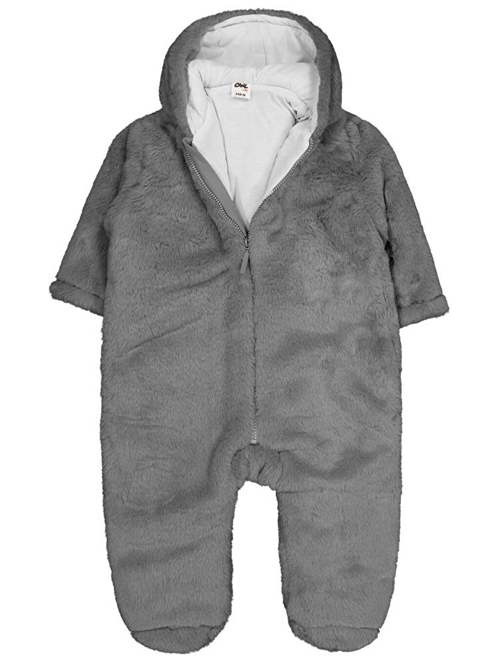 Baby Kapüşonlu 6-18 Ay Astronot - Gri 6-9 Ay