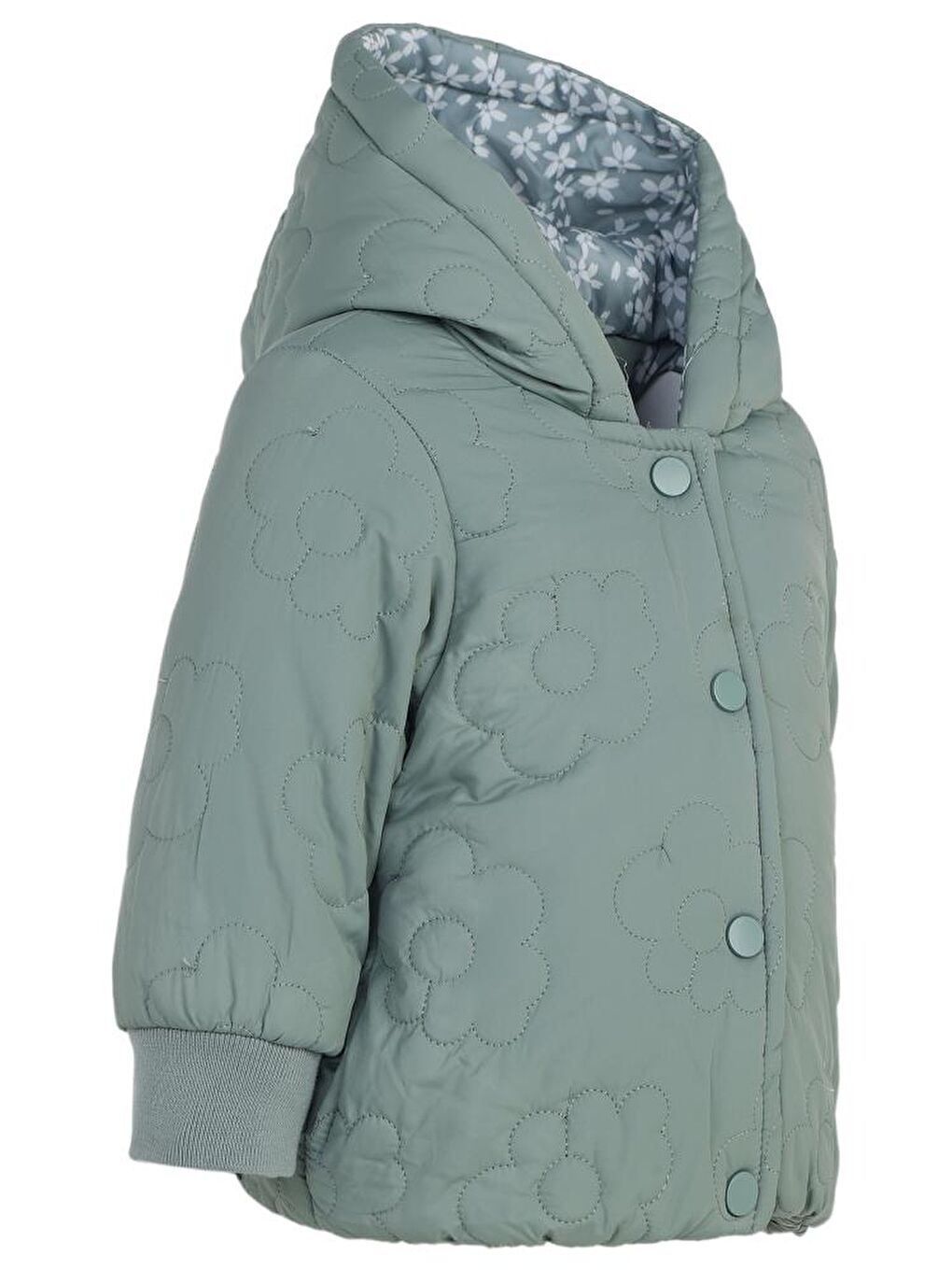 Baby Çiçek Kapitone 6-18 Ay Mont - Yeşil 18-24 Ay-5