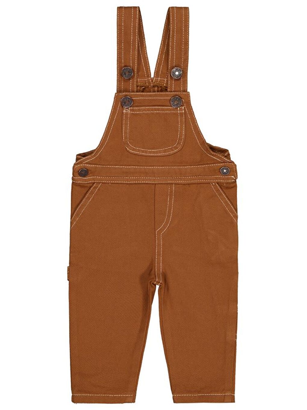 Baby Arlo Overalls 6-18 Ay Salopet - Kahverengi 12-18 Ay
