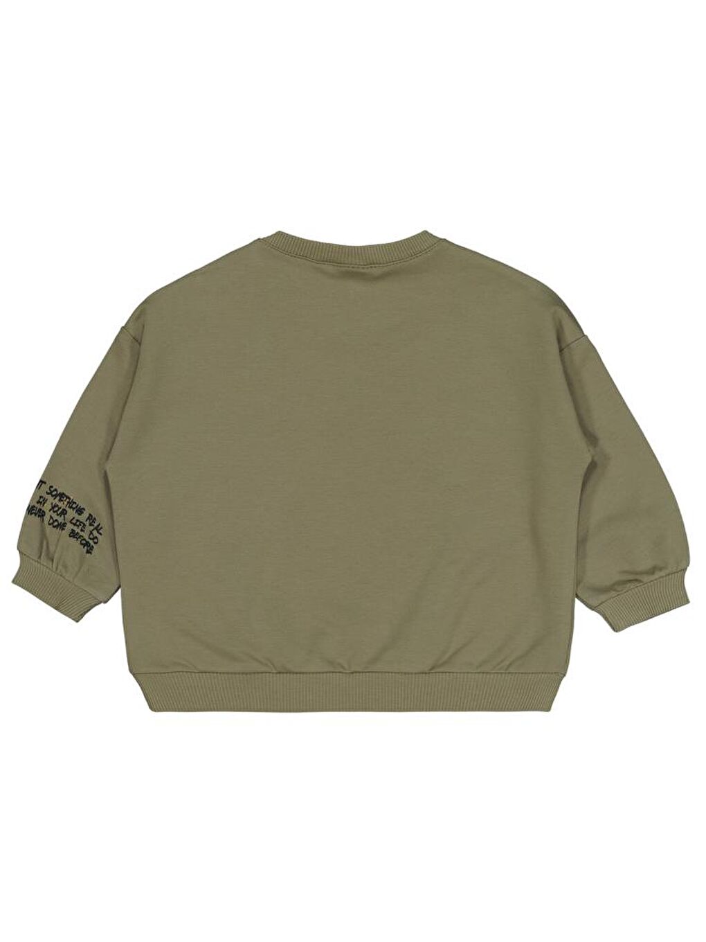 Yeşil Baby Graffiti Baskılı 6-18 Ay Sweatshirt - Haki 18-24 Ay-2