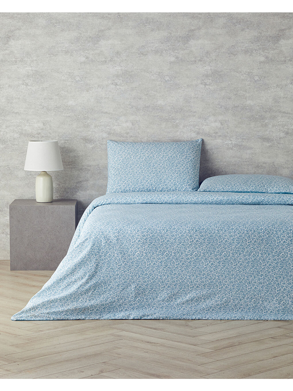 Blossom Garden Kolay Ütülenir Tek Kişilik Nevresim Takımı 160x220 cm Yeşil