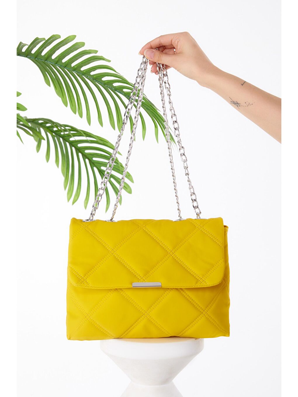Kadın Sarı Çanta - 25559