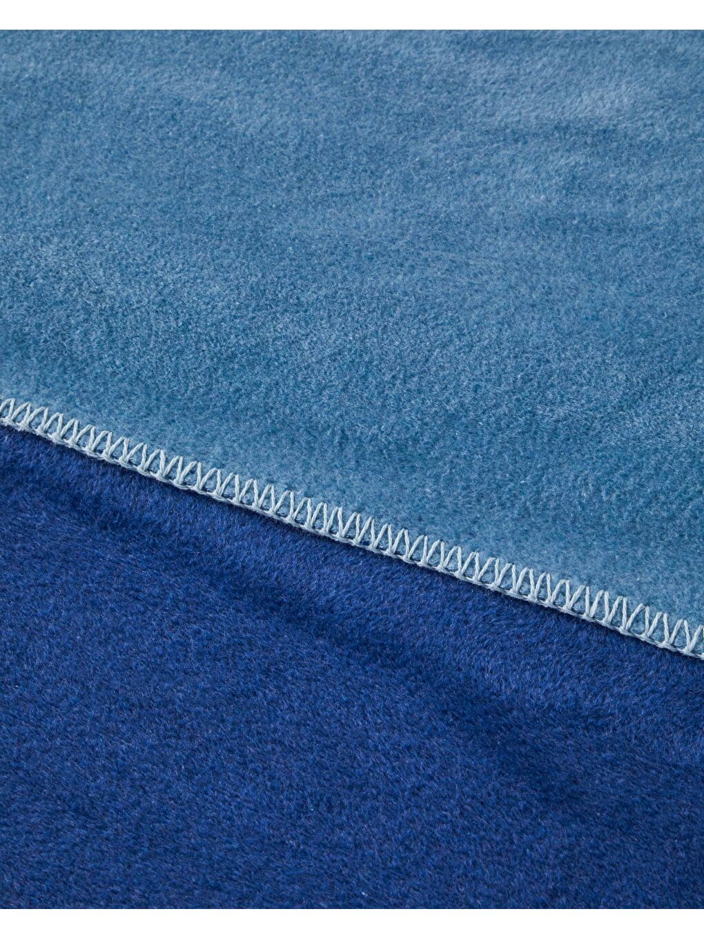 İndigo Plain Pamuklu Tek Kişilik Battaniye 150x200 cm Indigo-Mavi-1
