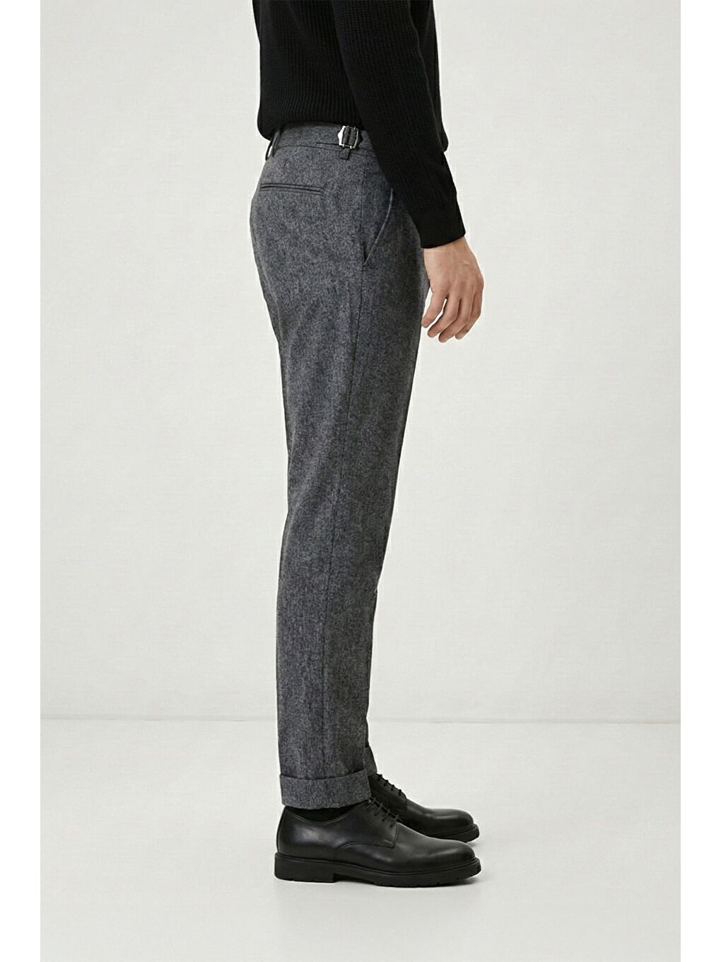 Giotelli Erkek Yün 6 Drop Klasik Antrasit Pantolon-2