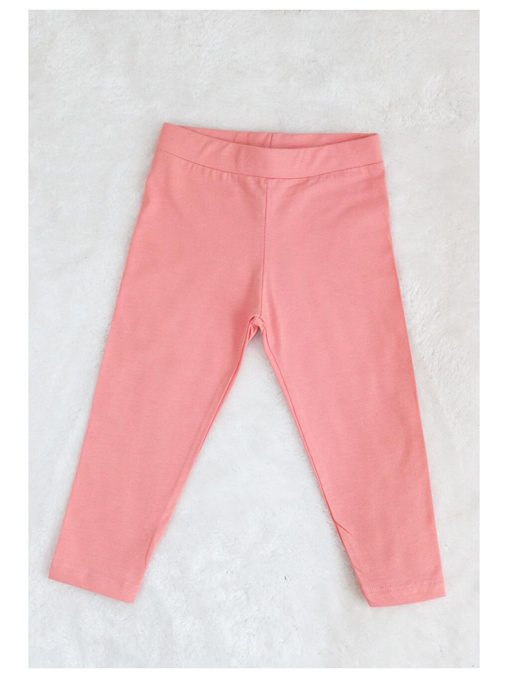 Mor Kız Çocuk Desenli 4'lü Paket Pamuklu Tayt-5