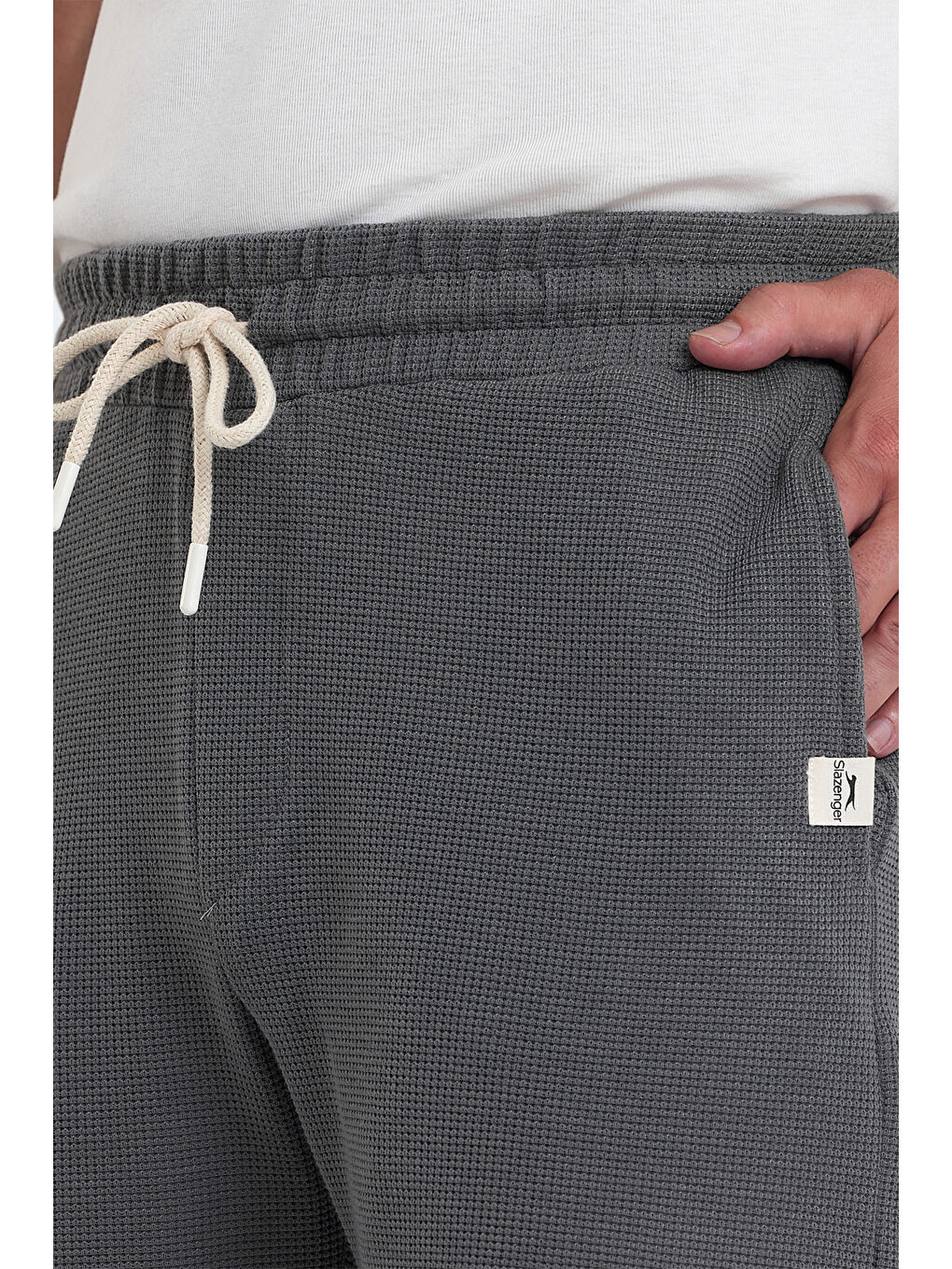 VALERI 2 li Set Erkek Cepli Siyah - Koyu Gri Şort-5