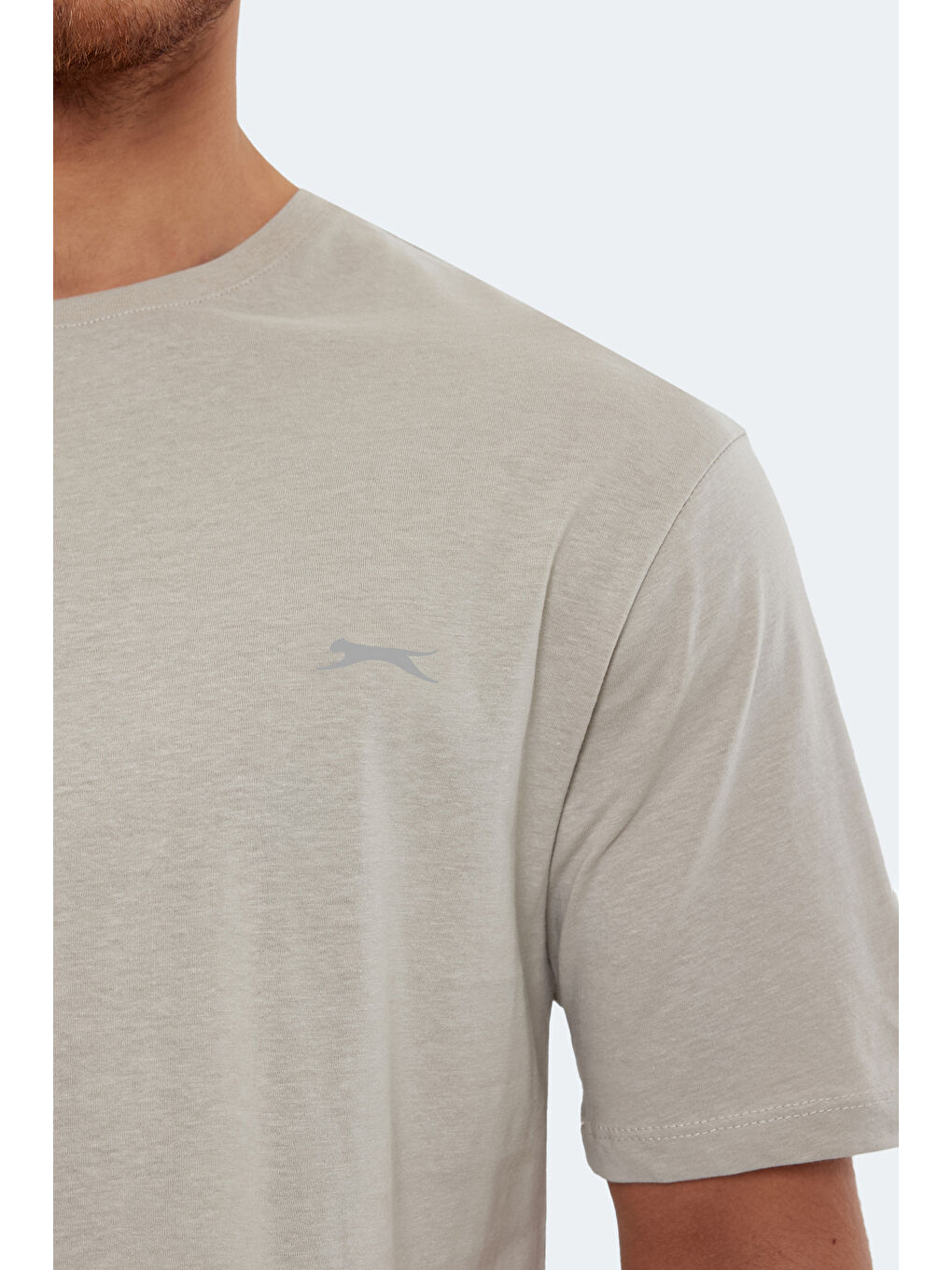 Karışık KAISER 3 lü Set Erkek Taş Gri - Lacivert - Koyu Yeşil %100 Pamuk Tişört-4