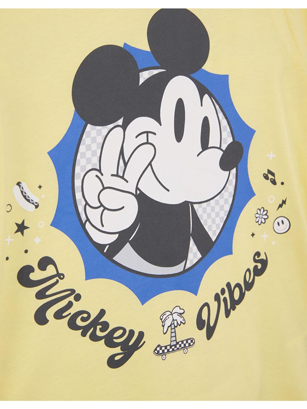 Supermino Sarı Mickey Mouse Lisanslı Erkek Çocuk 2'li Takım 21777 - 1