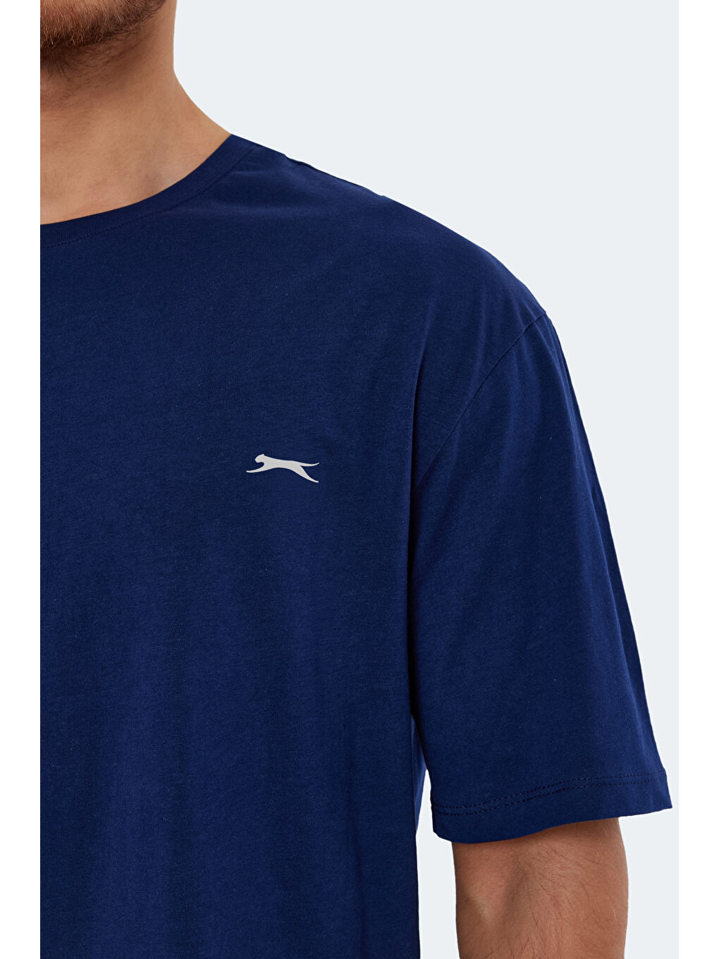 Karışık KAISER 3 lü Set Erkek Taş Gri - Lacivert - Koyu Yeşil %100 Pamuk Tişört-6