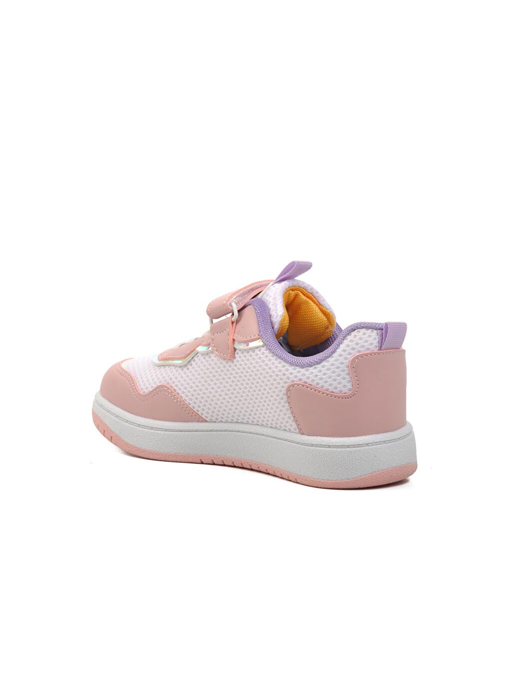 Ayakmod Pudra Pembe Pudra Cırtlı Fileli Unisex Çocuk Sneaker Connel-F - 3