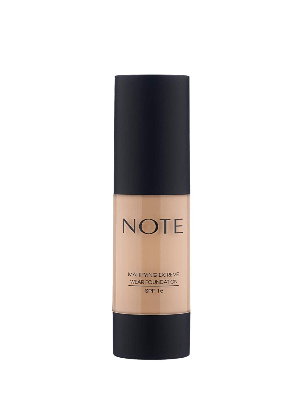 Note Cosmetique Bej Mattifying Extreme Wear 02 Natural Beige Mat Bitişli SPF 15 Kapatıcı Fondöten