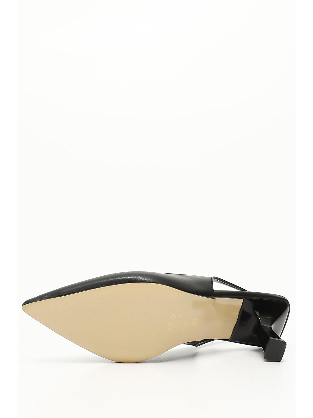 Siyah SİYAH  Sivri Burun Arkası Açık Kadın Ayakkabı 37077-3