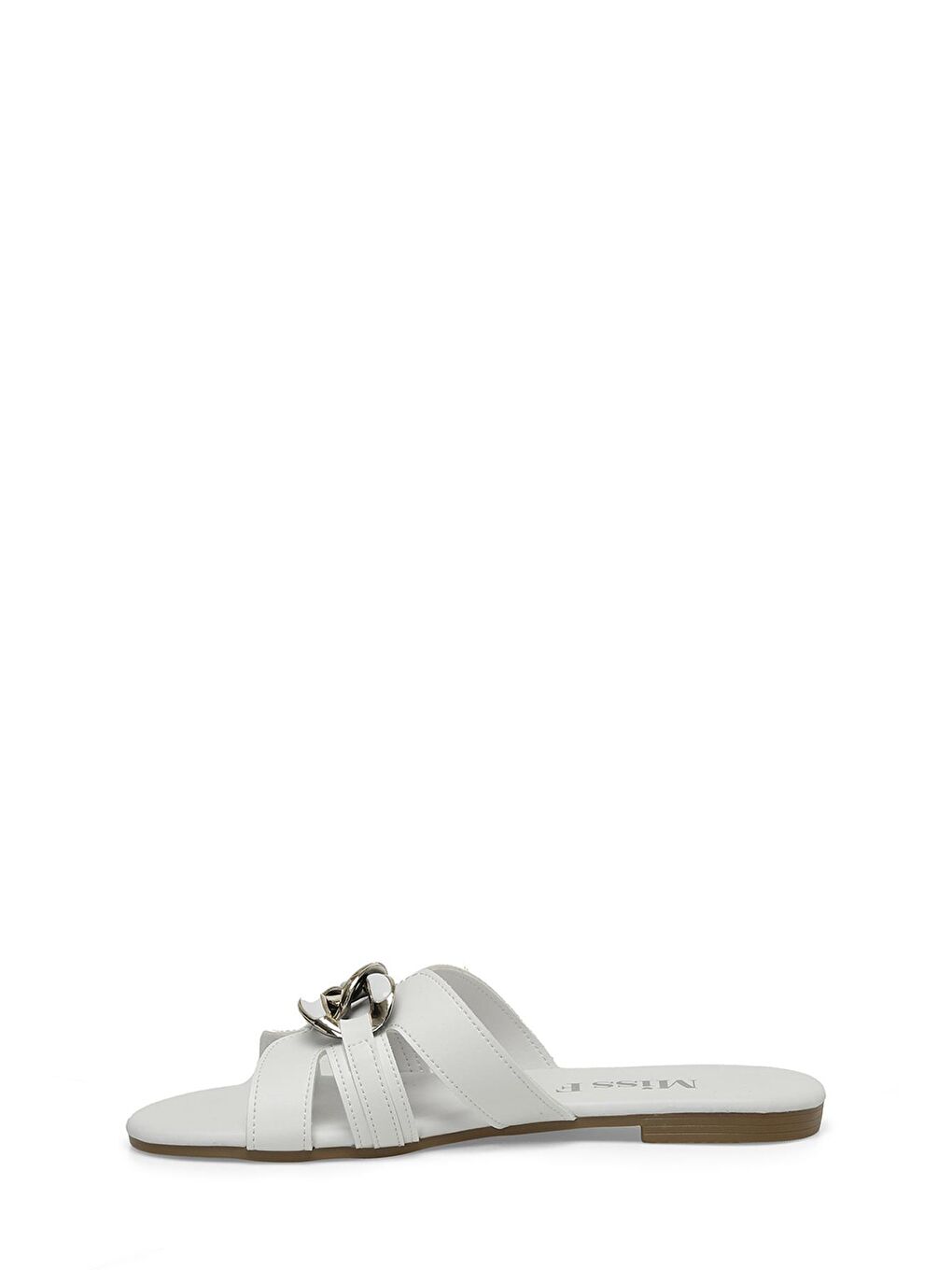 DS24028 4FX Beyaz Kadın Terlik-2