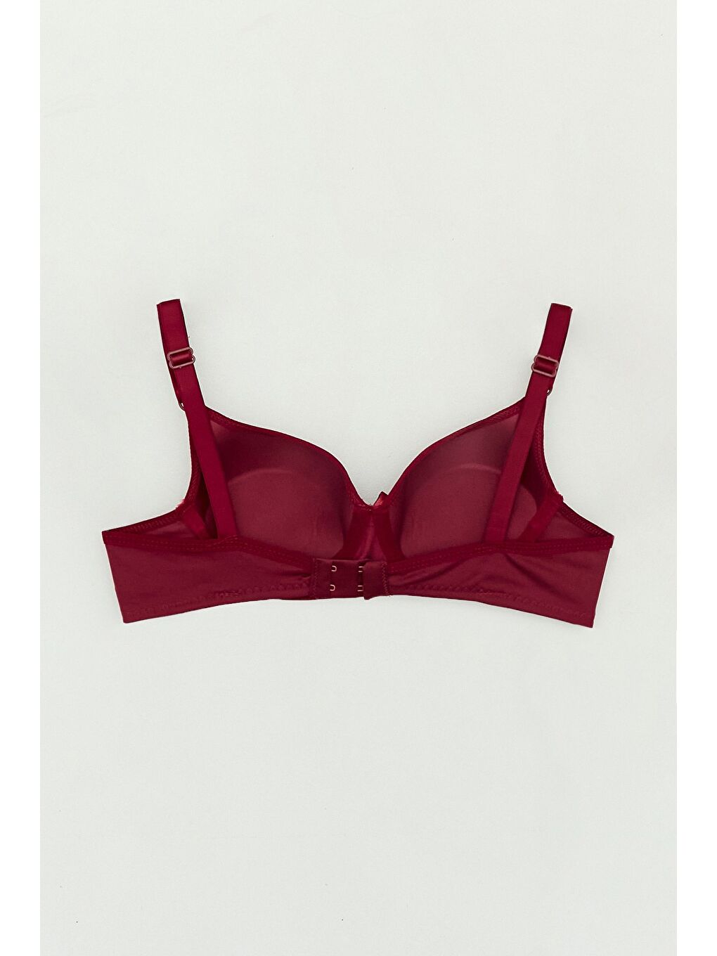 Bordo Destekli Telli Sütyen-1