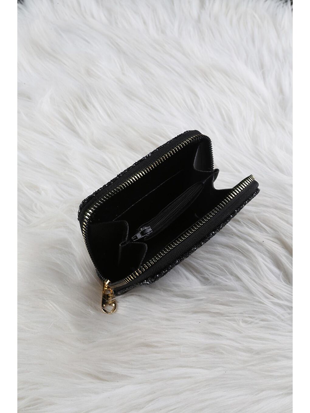 Siyah Simli Cüzdan/Para Çantası-1