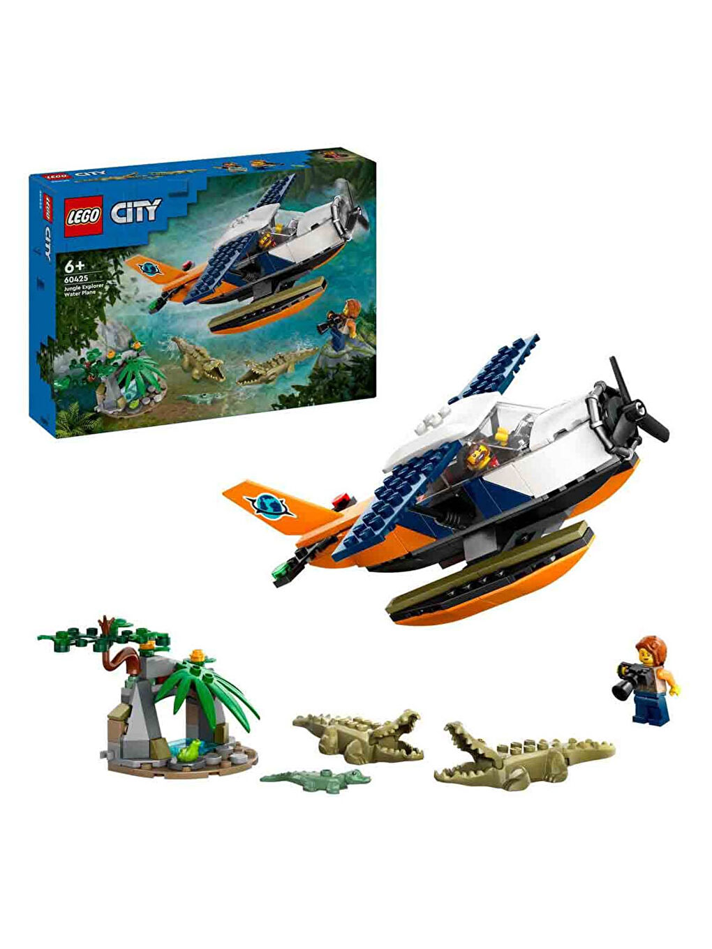 Lego City Orman Kaşifinin Deniz Uçağı Oyuncak Seti 60425