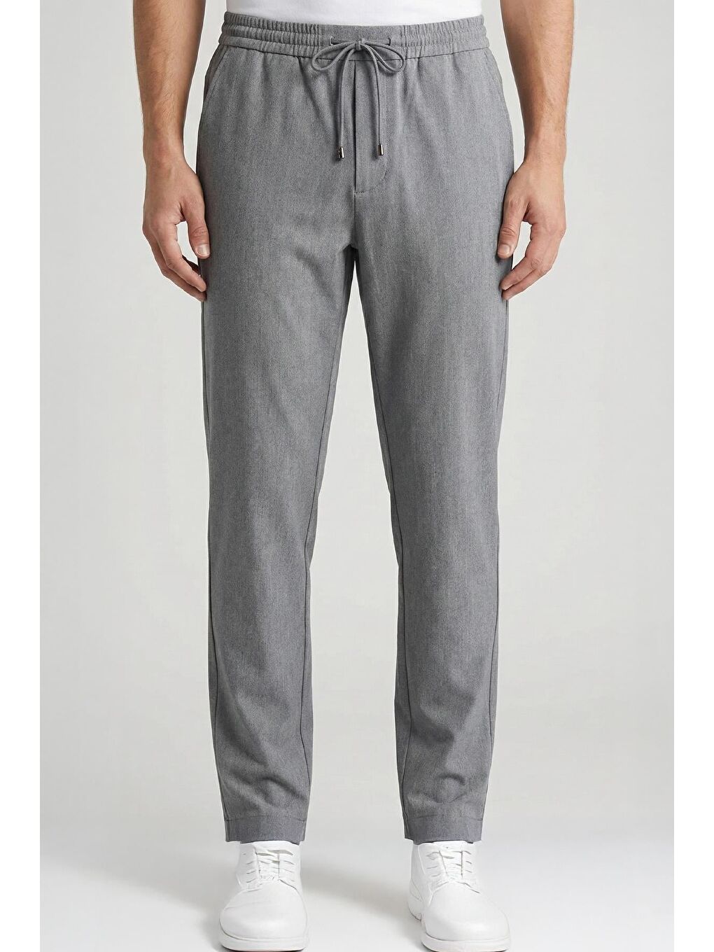 Giotelli Erkek Antrasit Dokuma Kumaş Klasik Pantolon