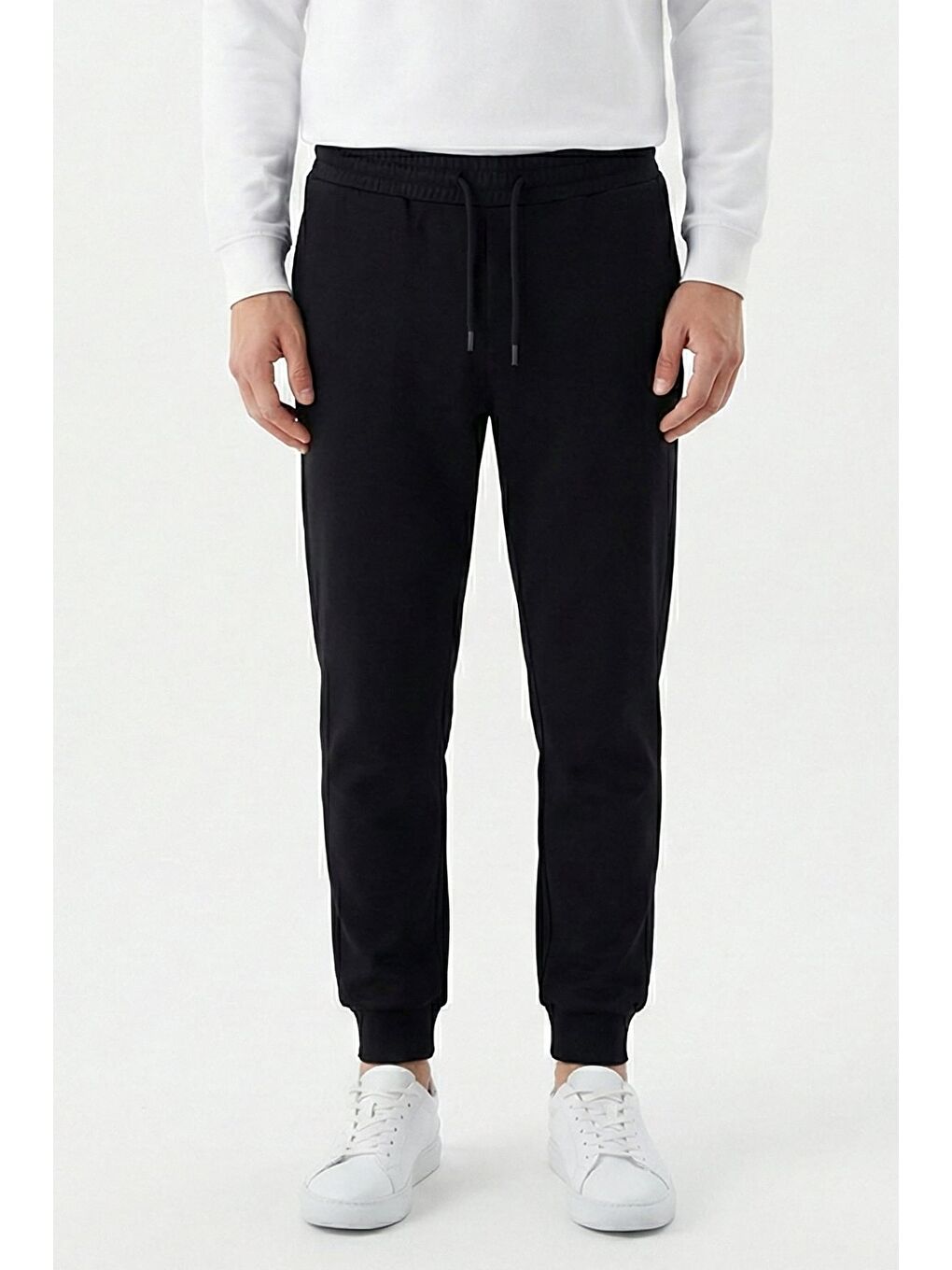 Giotelli Siyah Regular Fit Fermuar Cepli Jogger Eşofman Altı