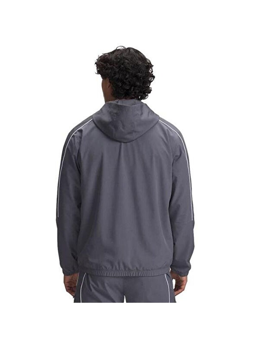 Challenger Warmup Erkek Gri Kapüşonlu Ceket-1