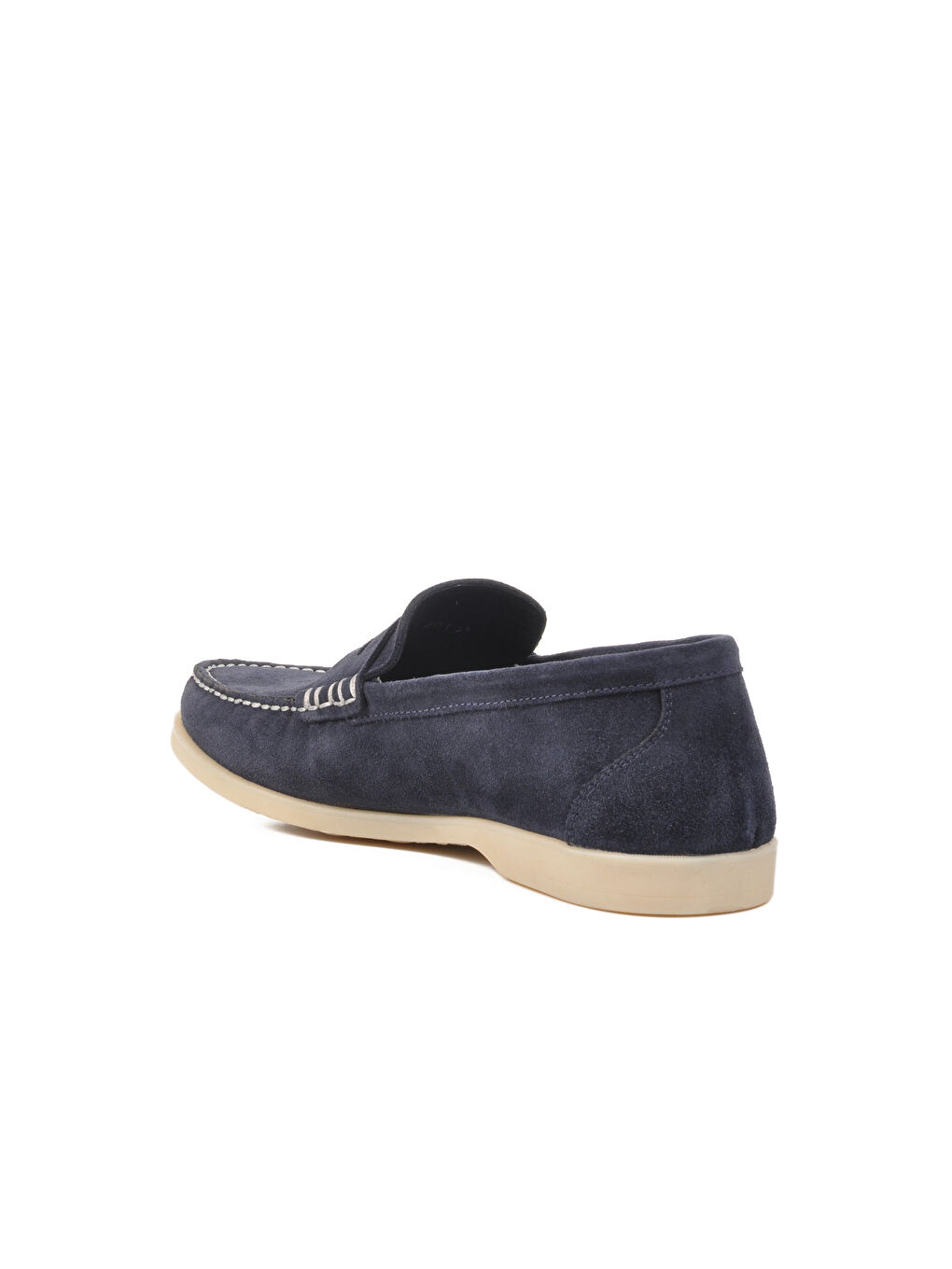 Lacivert Süet Hakiki Deri Erkek Casual Ayakkabı 4Y1605 M-3