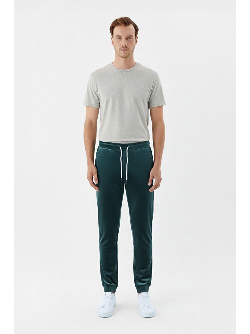 Giotelli Yeşil Regular Fit Pamuk Karışımlı Jogger Erkek Eşofman Altı-2