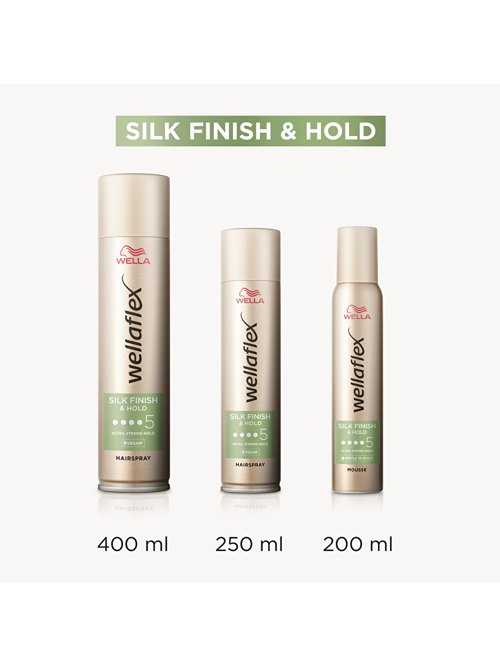 Wellaflex Silk Finish & Hold İpeksi Bitiş Ve Tutuş Sağlayan Saç Spreyi Ultra Strong Hold - 400 ml-6