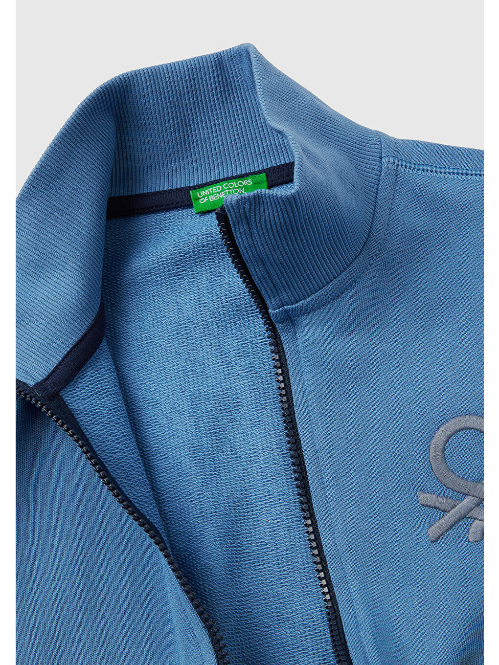 Erkek Çocuk Havacı Mavi Logolu Sweatshirt-1