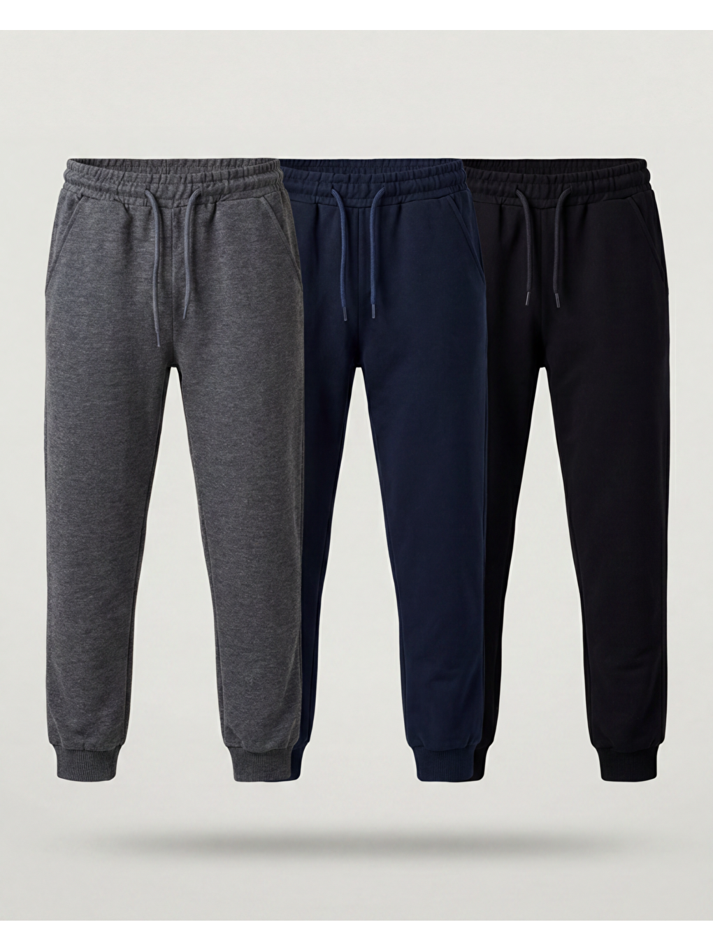 Siyah Basic Erkek Çocuk 3'Lü Eşofman Altı