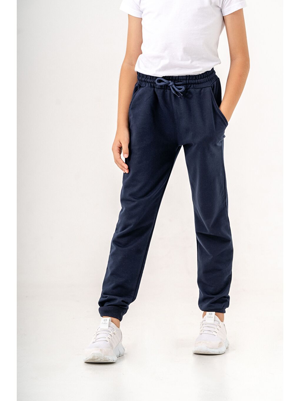 Siyah Basic Erkek Çocuk 3'Lü Eşofman Altı-1