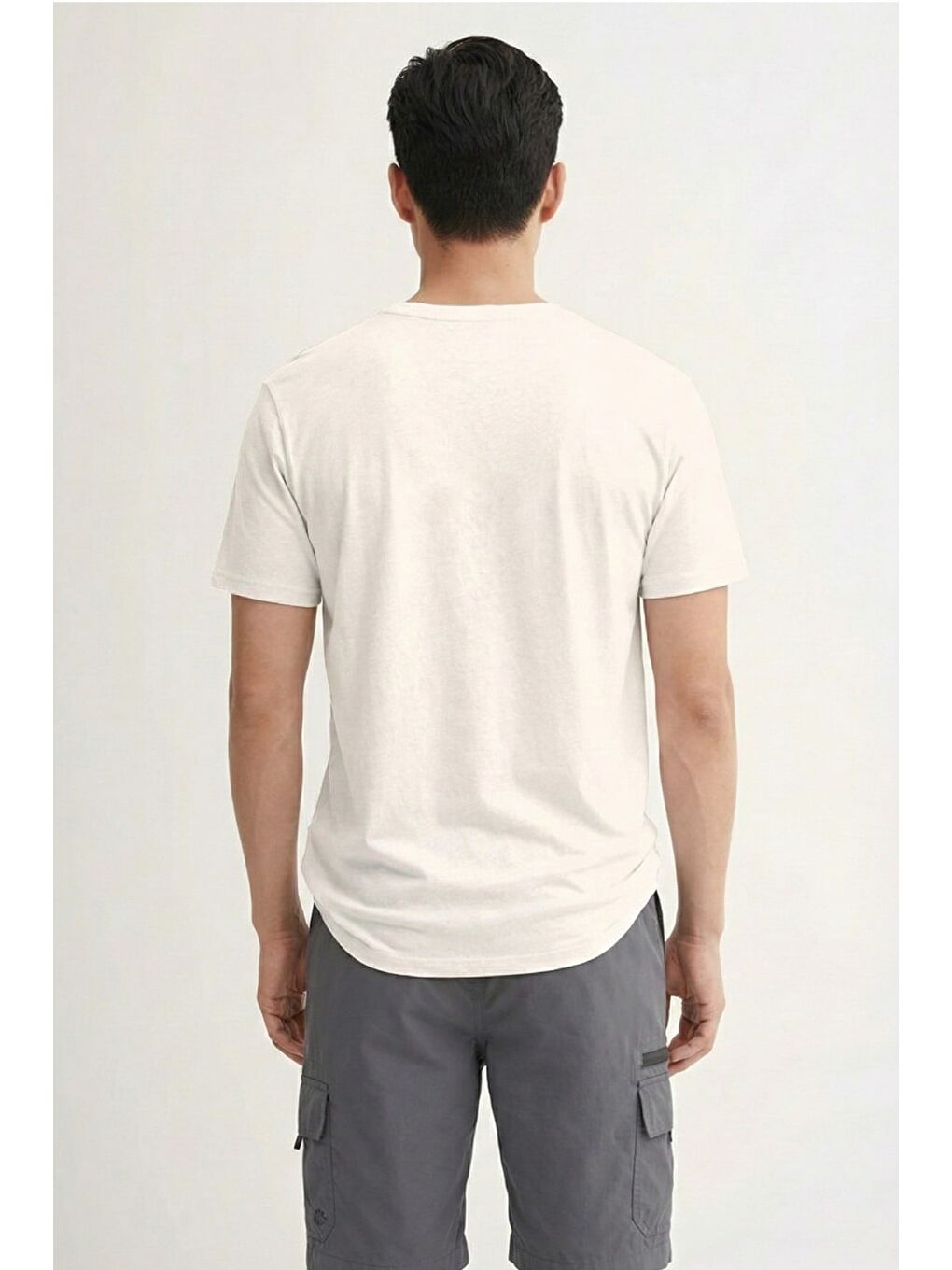 Bad Day Beyaz Erkek Baskılı Tişört-2