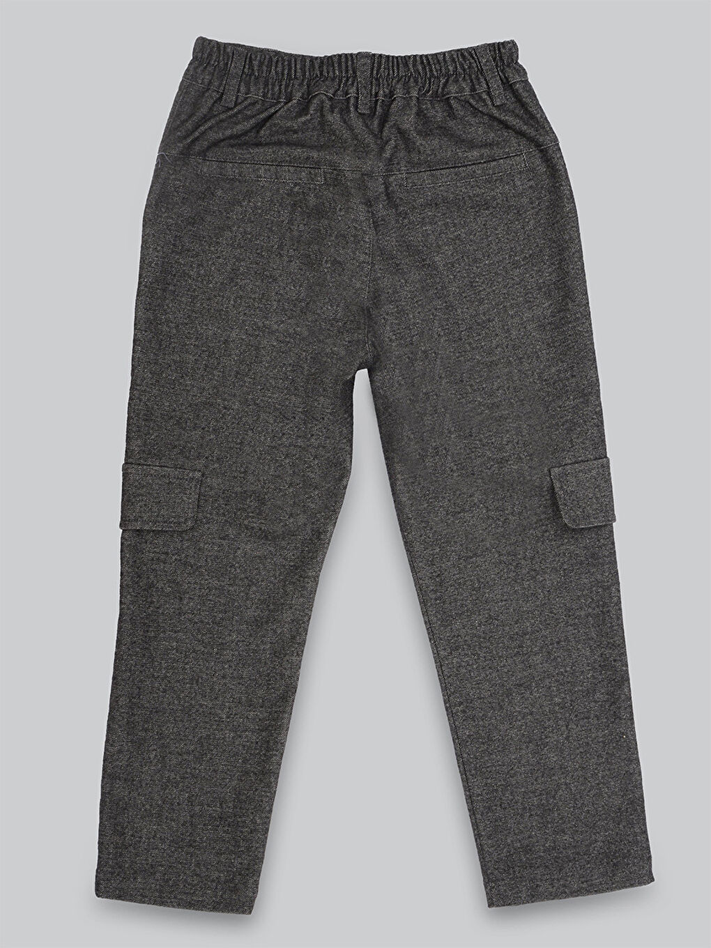 Gri Erkek Çocuk Kargo Pantolon-4