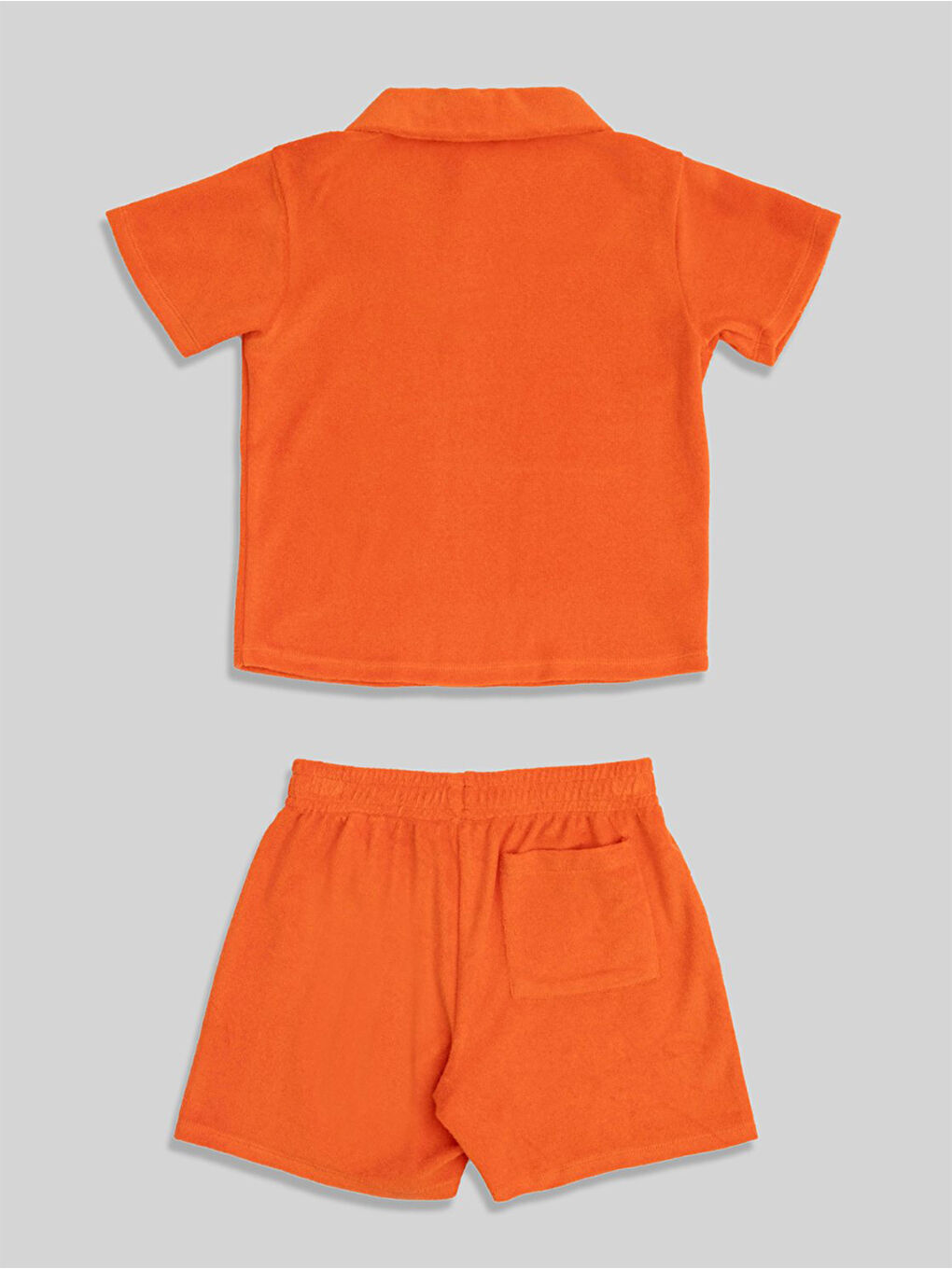 Renato Turuncu Çocuk Havlu Şort Tshirt 2'li Takım-1