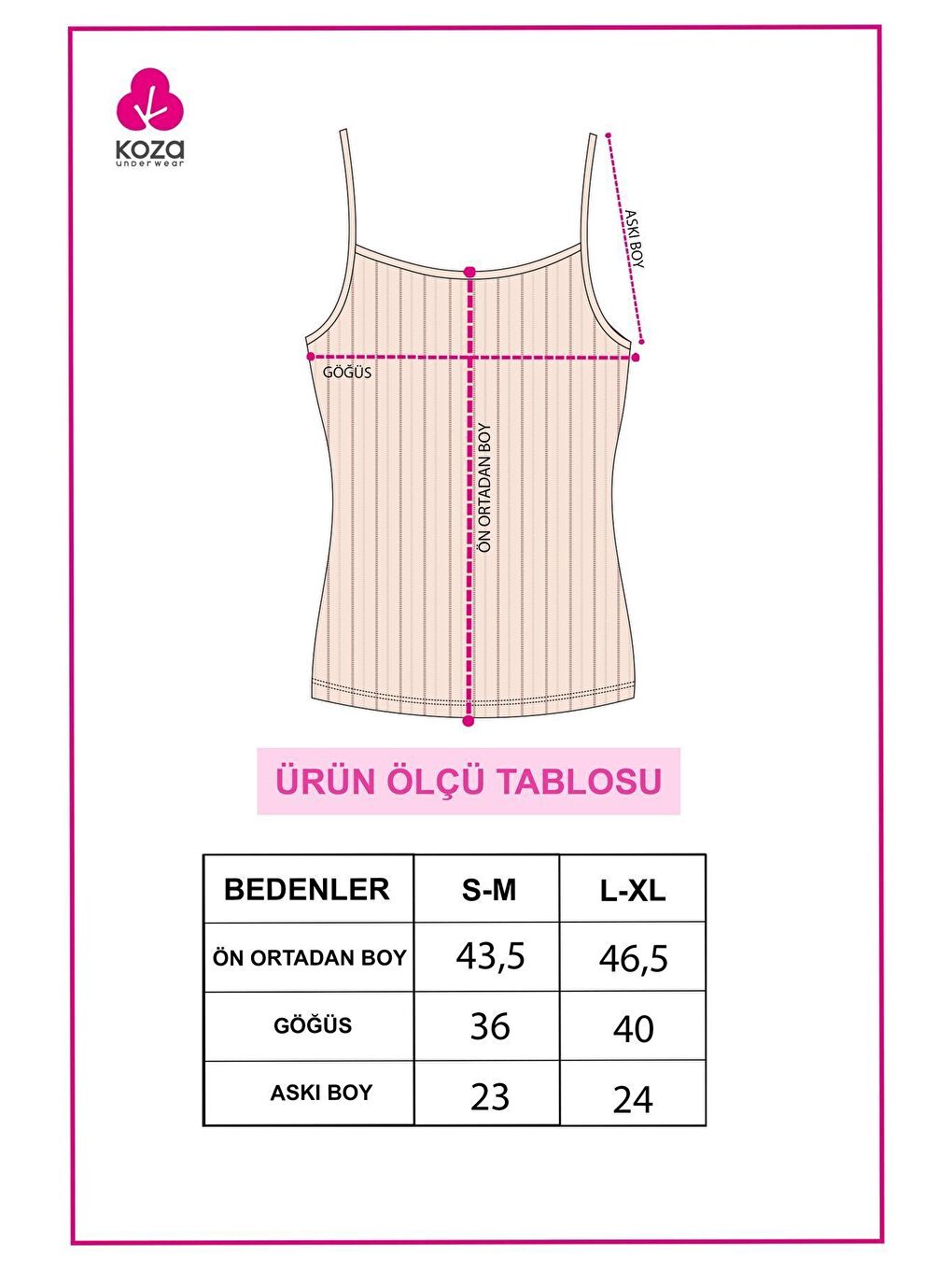 Koza İç Giyim Ekru Kadın Ajur Kaşkorse İp Askılı Atlet - 2