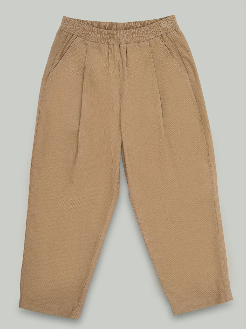 Kahverengi Fitilli Kadife Erkek Çocuk Pantolon-4