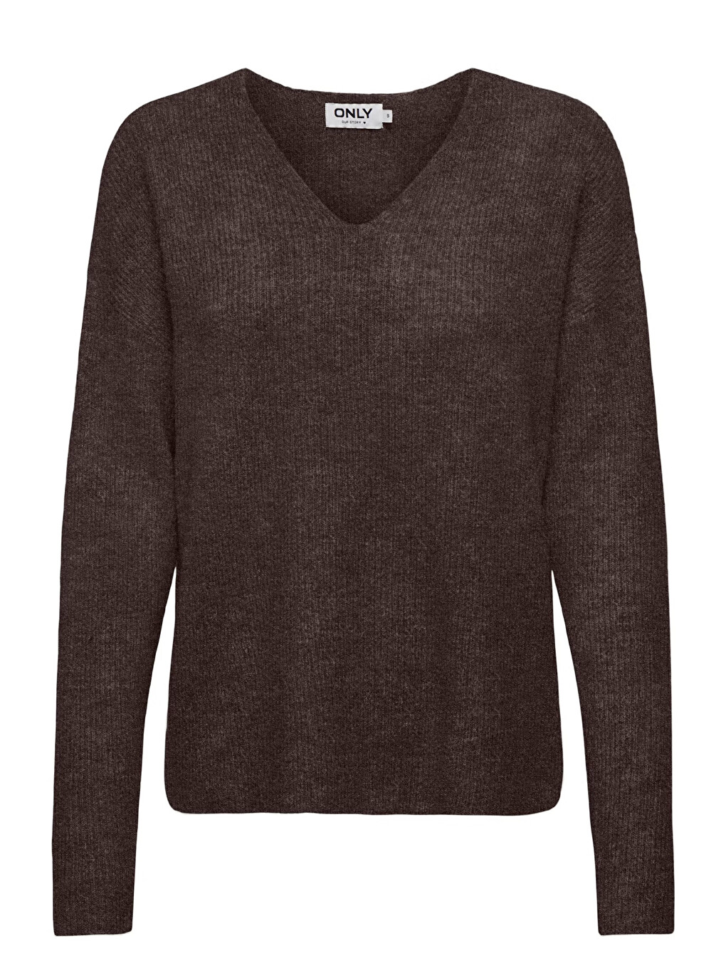 Kahverengi Onlcamilla Regular Fit V Yaka Kazak 15204588
