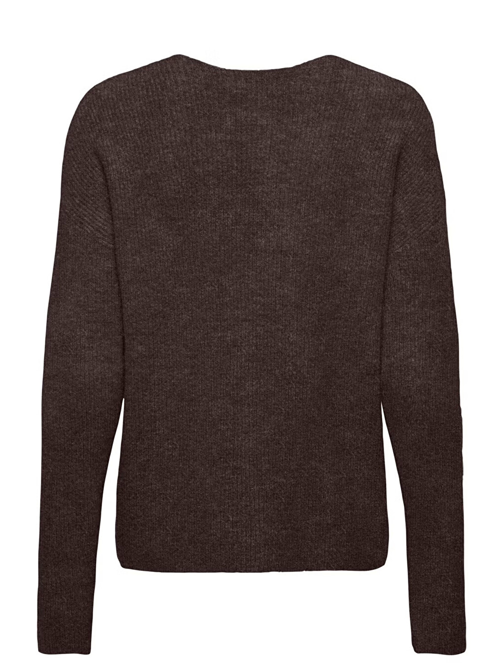 Kahverengi Onlcamilla Regular Fit V Yaka Kazak 15204588-1