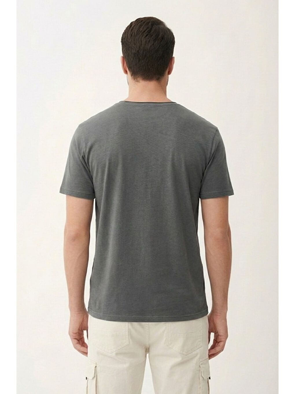 Pulse Antrasit Erkek Baskılı Tişört-2
