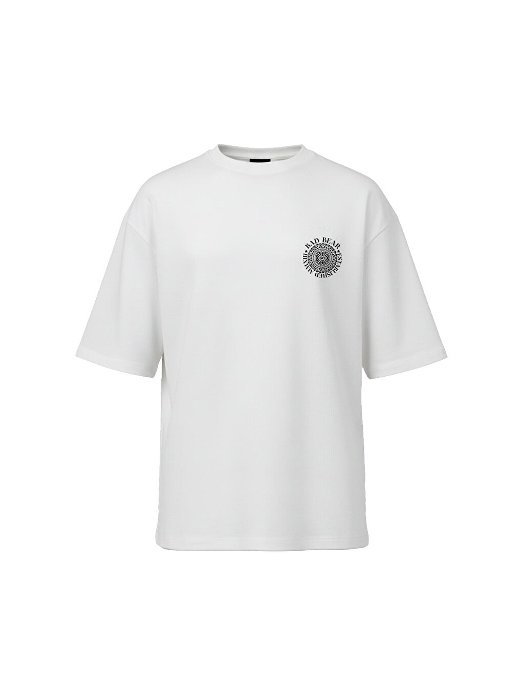 Mons Beyaz Erkek Baskılı Tişört-3